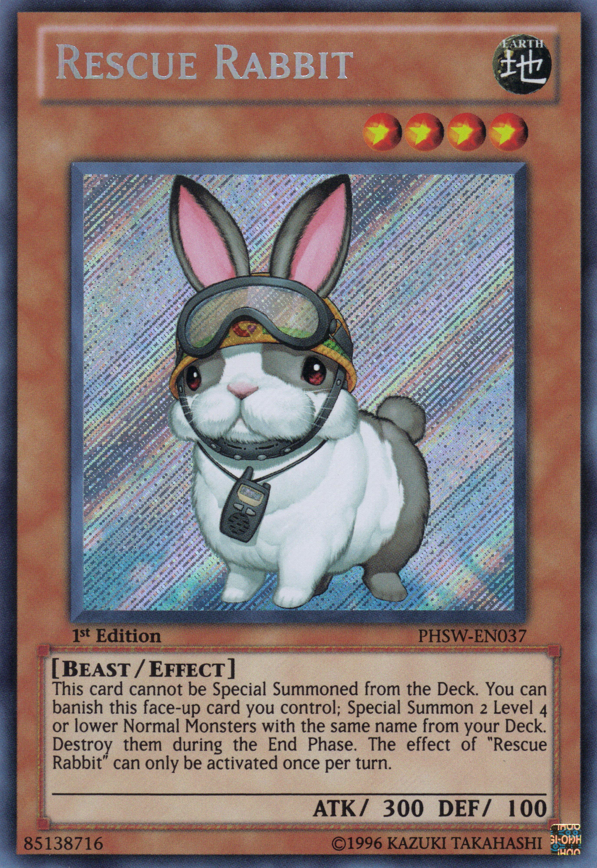 Rescue Rabbit [PHSW-EN037] Secret Rare | Deep Dive Games St. Marys