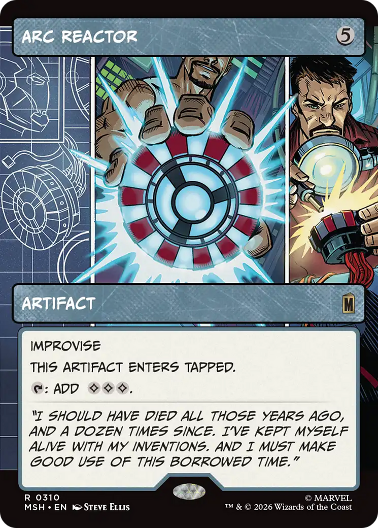 Arc Reactor (Borderless) [Marvel Super Heroes] | Deep Dive Games St. Marys