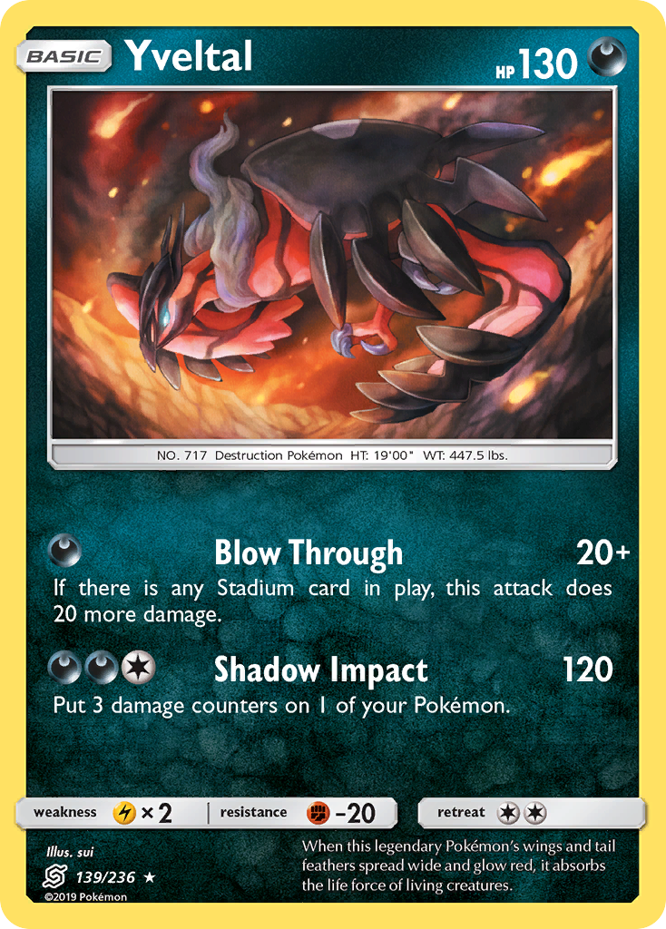 Yveltal (139/236) [Sun & Moon: Unified Minds] | Deep Dive Games St. Marys