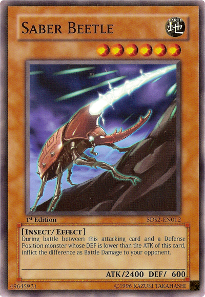 Saber Beetle [5DS2-EN012] Common | Deep Dive Games St. Marys