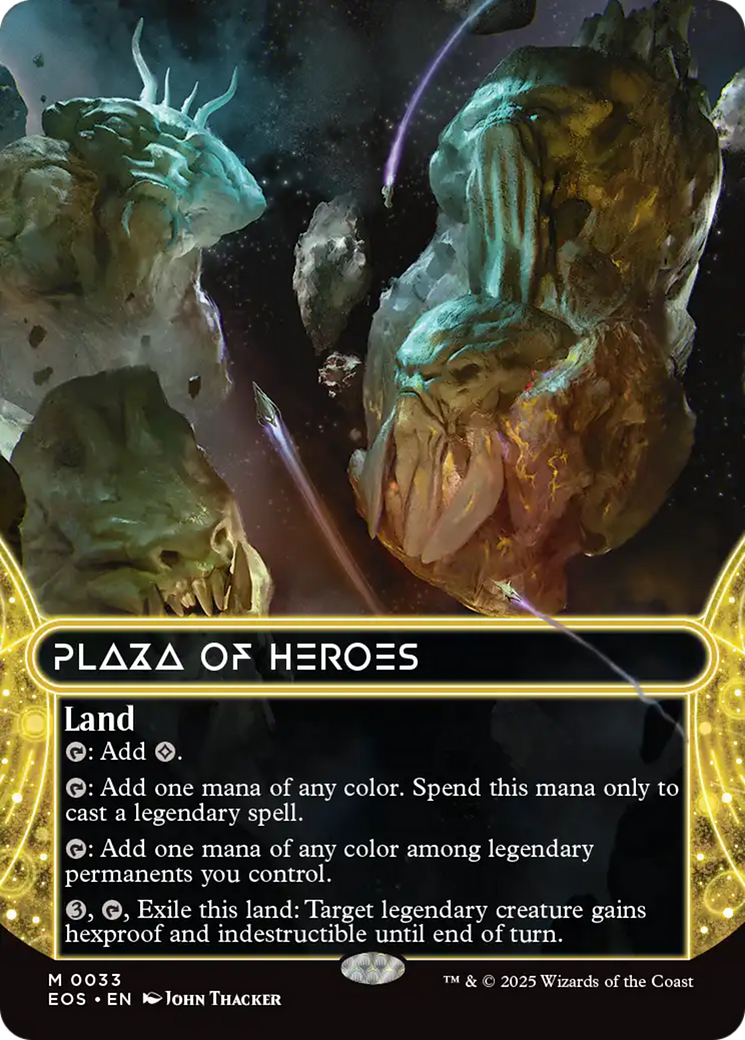 Plaza of Heroes (0033) (Borderless) [Edge of Eternities: Stellar Sights] | Deep Dive Games St. Marys