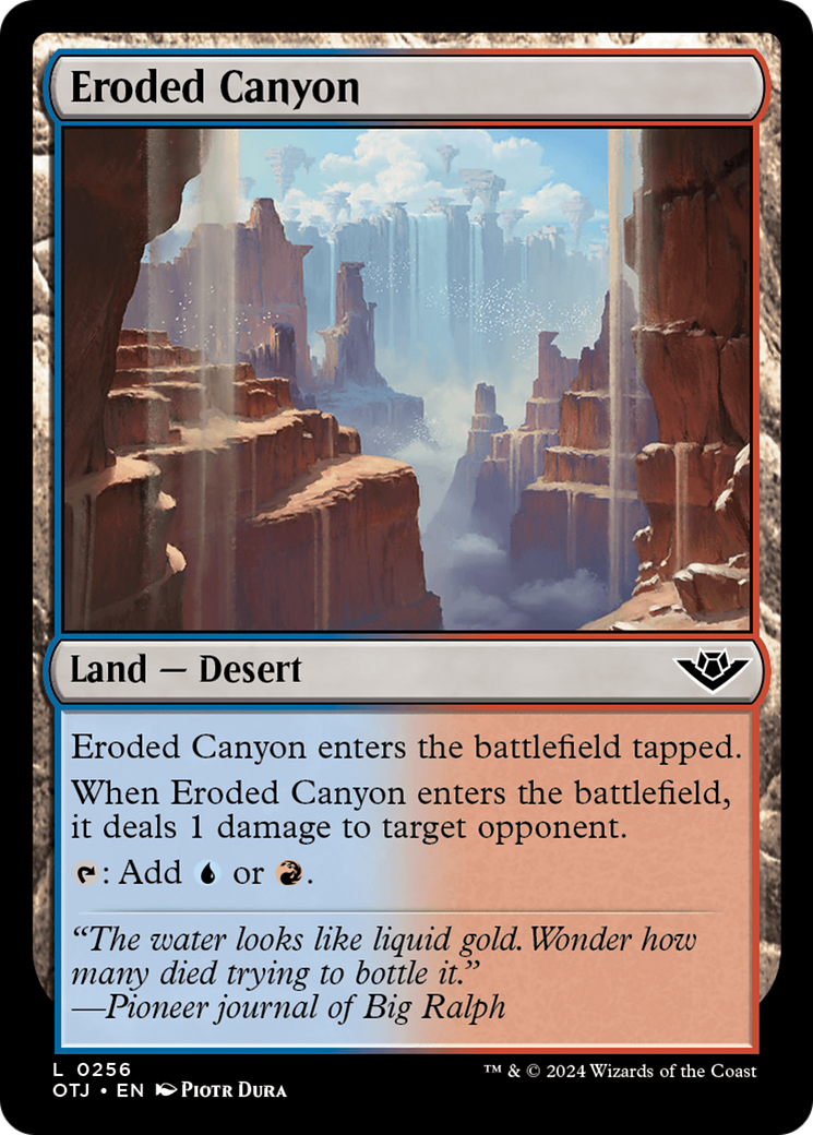 Eroded Canyon [Outlaws of Thunder Junction] | Deep Dive Games St. Marys