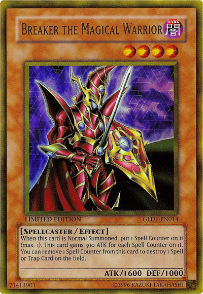 Breaker the Magical Warrior [GLD1-EN014] Gold Rare | Deep Dive Games St. Marys