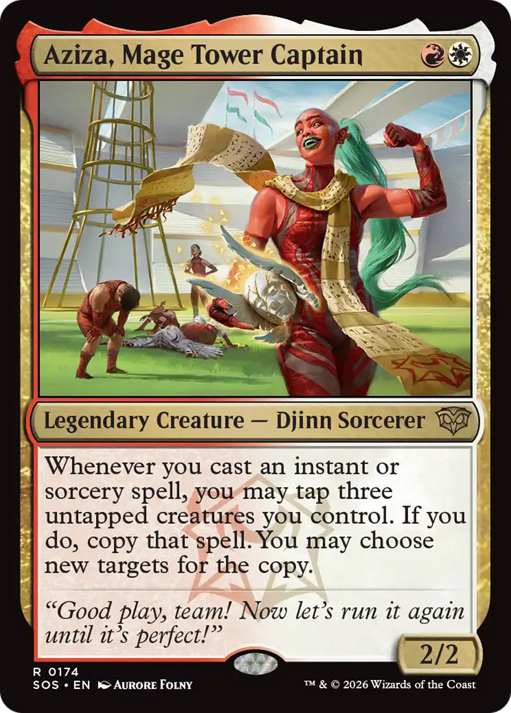 Aziza, Mage Tower Captain [Secrets of Strixhaven] | Deep Dive Games St. Marys