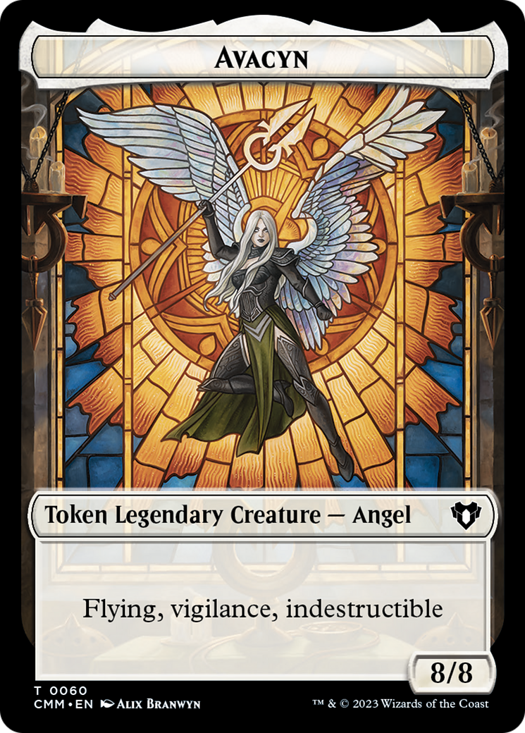 Copy (54) // Avacyn Double-Sided Token [Commander Masters Tokens] | Deep Dive Games St. Marys