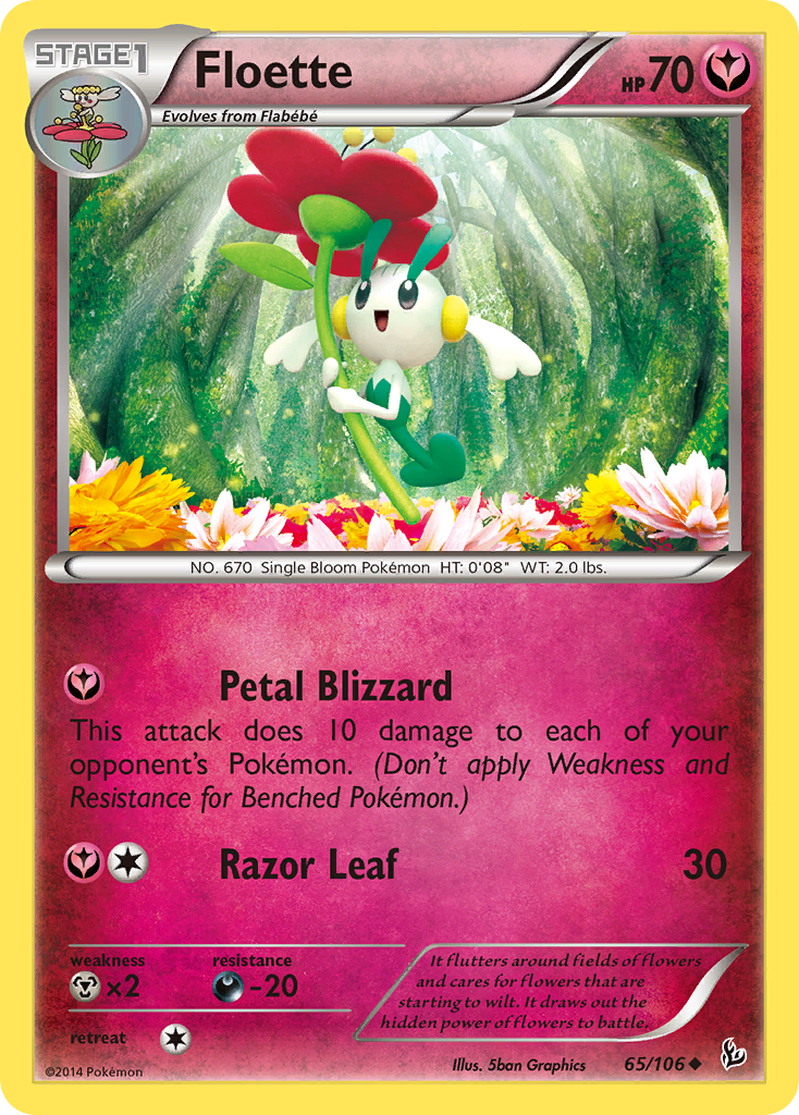 Floette (65/106) [XY: Flashfire] | Deep Dive Games St. Marys