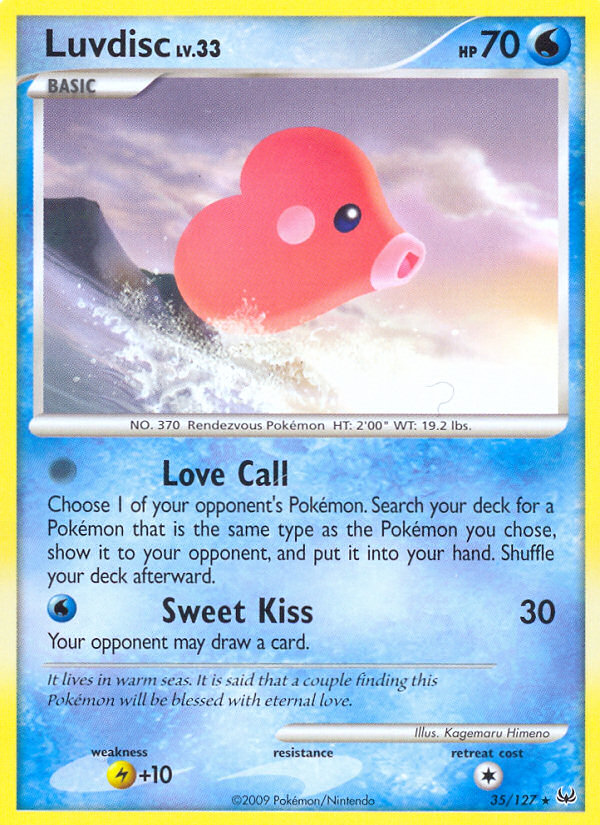 Luvdisc (35/127) [Platinum: Base Set] | Deep Dive Games St. Marys