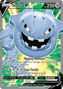 Steelix V (176/185) [Sword & Shield: Vivid Voltage] | Deep Dive Games St. Marys