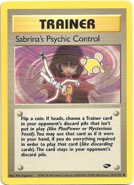Sabrina's Psychic Control (121/132) [Gym Challenge Unlimited] | Deep Dive Games St. Marys