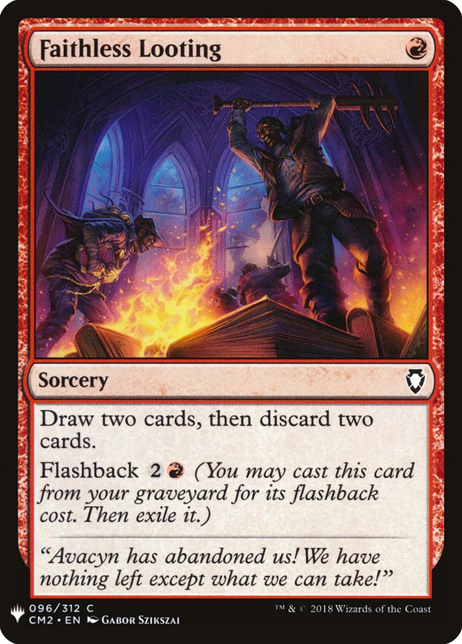 Faithless Looting [Mystery Booster] | Deep Dive Games St. Marys