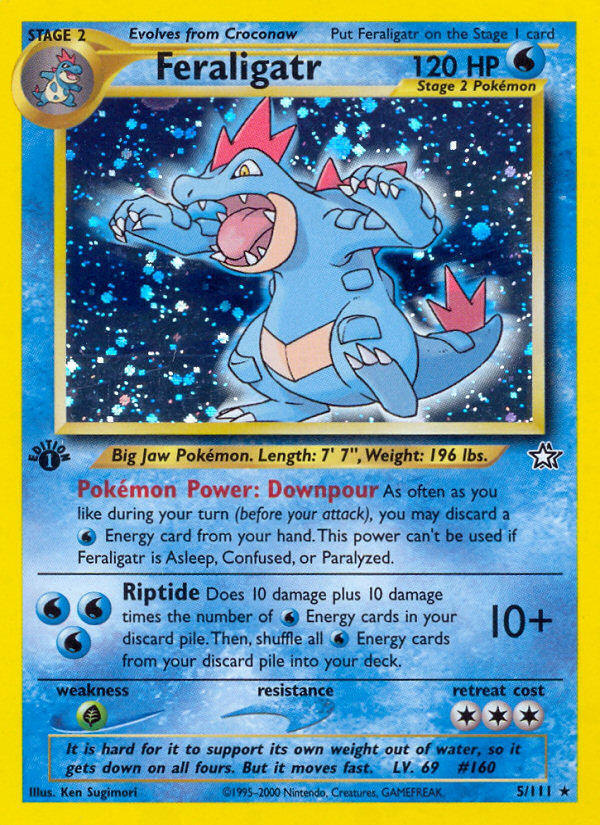 Feraligatr (5/111) [Neo Genesis 1st Edition] | Deep Dive Games St. Marys