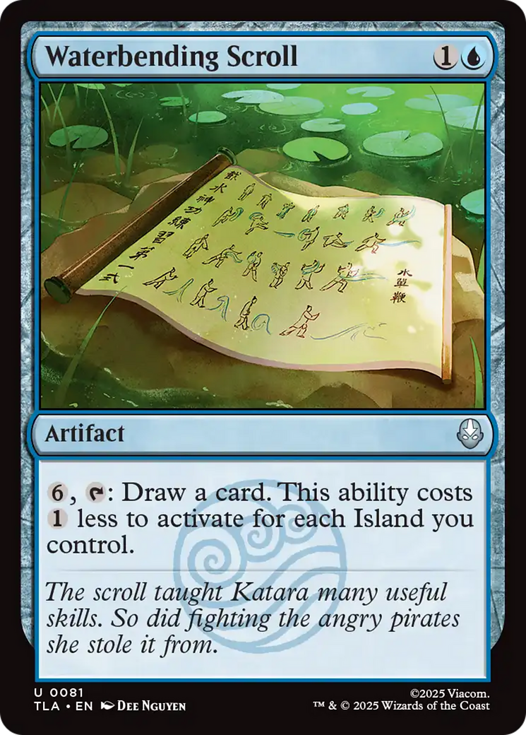 Waterbending Scroll [Avatar: The Last Airbender] | Deep Dive Games St. Marys