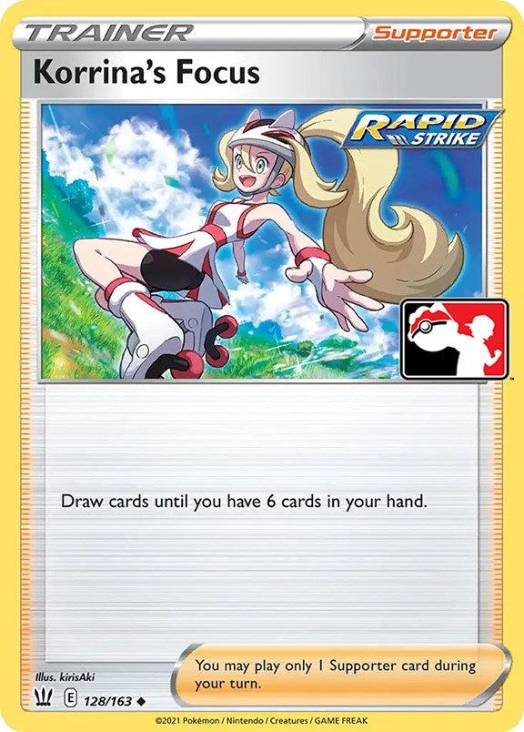 Korrina's Focus (128/163) [Prize Pack Series One] | Deep Dive Games St. Marys