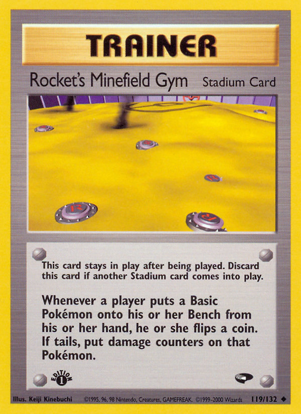 Rocket's Minefield Gym (119/132) [Gym Challenge 1st Edition] | Deep Dive Games St. Marys
