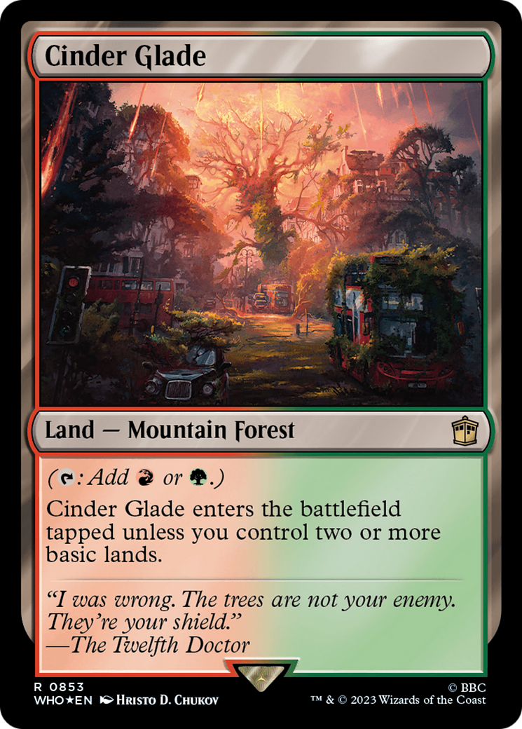 Cinder Glade (Surge Foil) [Doctor Who] | Deep Dive Games St. Marys