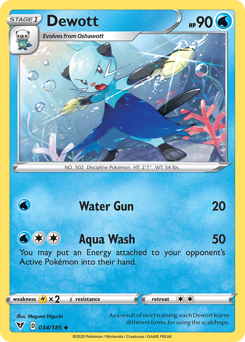 Dewott (034/185) [Sword & Shield: Vivid Voltage] | Deep Dive Games St. Marys