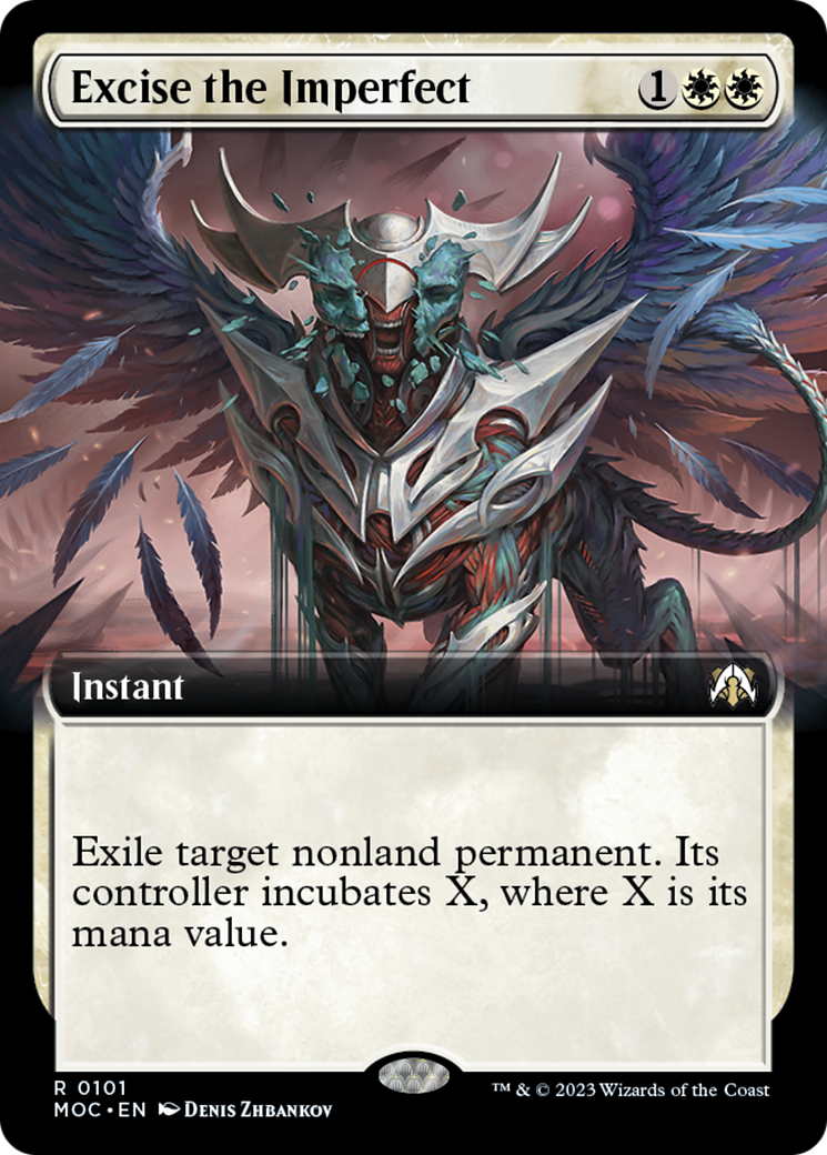Excise the Imperfect (Extended Art) [March of the Machine Commander] | Deep Dive Games St. Marys