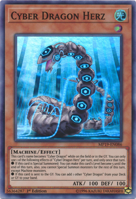 Cyber Dragon Herz [MP19-EN086] Super Rare | Deep Dive Games St. Marys