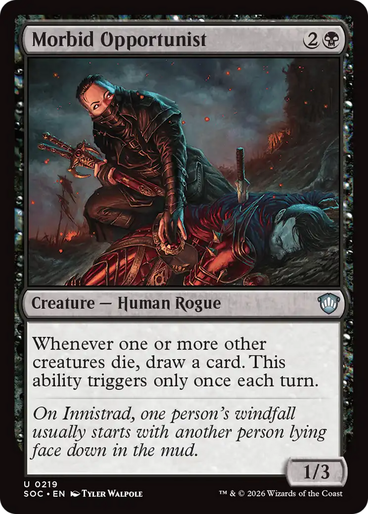 Morbid Opportunist [Secrets of Strixhaven Commander] | Deep Dive Games St. Marys