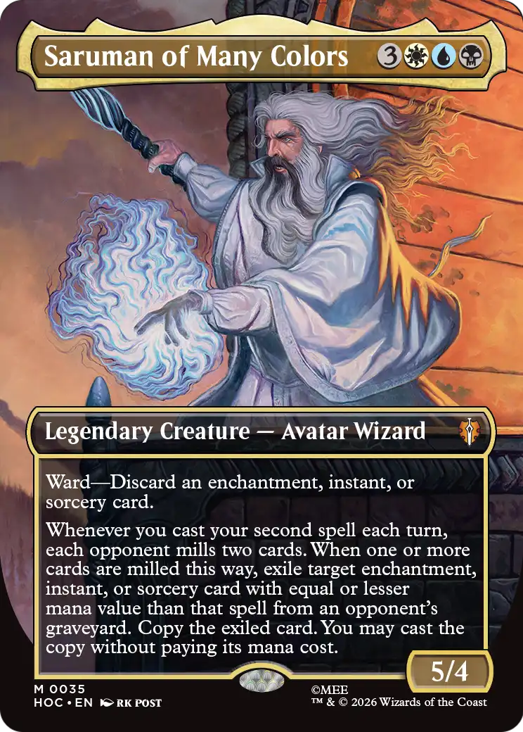 Saruman of Many Colors (Borderless) [The Hobbit: Eternal-Legal] | Deep Dive Games St. Marys