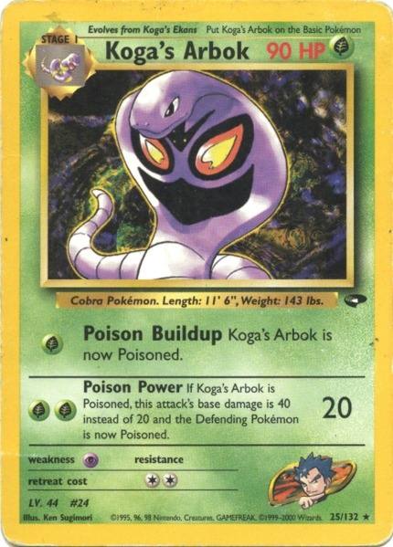 Koga's Arbok (25/132) [Gym Challenge Unlimited] | Deep Dive Games St. Marys