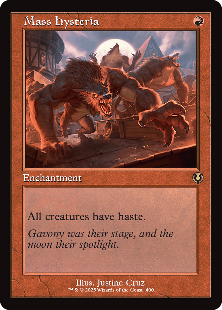 Mass Hysteria (Retro Frame) [Innistrad Remastered] | Deep Dive Games St. Marys