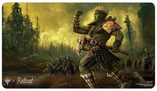 Fallout® Grave Titan Standard Gaming Playmat for Magic: The Gathering | Deep Dive Games St. Marys