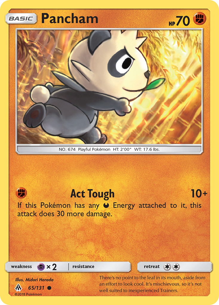 Pancham (65/131) [Sun & Moon: Forbidden Light] | Deep Dive Games St. Marys