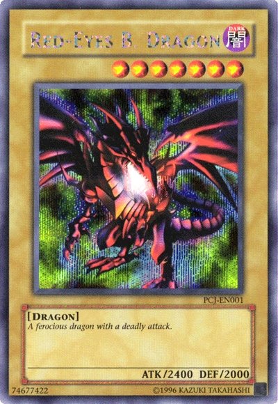 Red-Eyes B. Dragon [PCJ-EN001] Prismatic Secret Rare | Deep Dive Games St. Marys