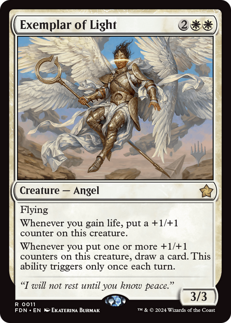 Exemplar of Light [Foundations Promos] | Deep Dive Games St. Marys