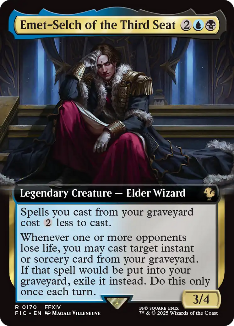 Emet-Selch of the Third Seat (Extended Art) [FINAL FANTASY Commander] | Deep Dive Games St. Marys