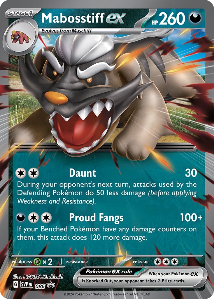Mabosstiff ex (086) [Scarlet & Violet: Black Star Promos] | Deep Dive Games St. Marys