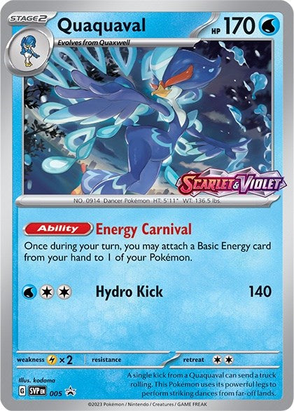 Quaquaval (005) [Scarlet & Violet: Black Star Promos] | Deep Dive Games St. Marys