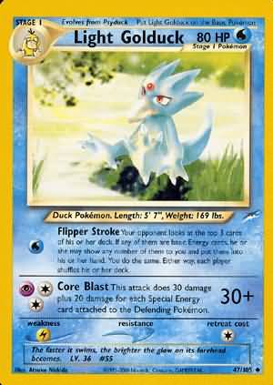 Light Golduck (47/105) [Neo Destiny Unlimited] | Deep Dive Games St. Marys