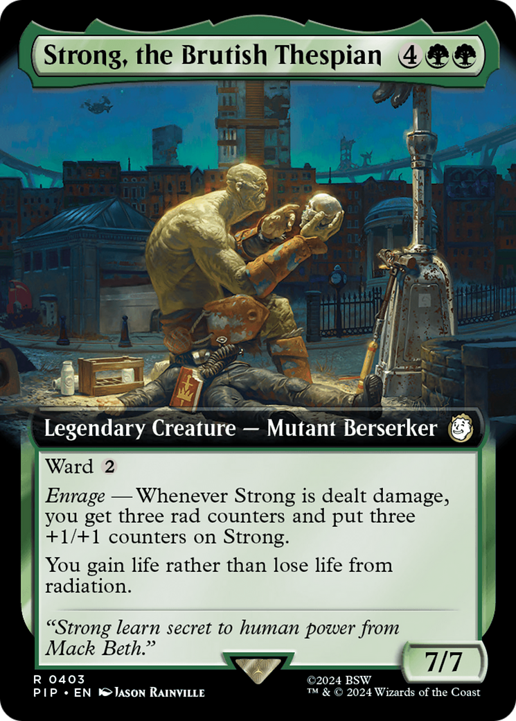 Strong, the Brutish Thespian (Extended Art) [Fallout] | Deep Dive Games St. Marys