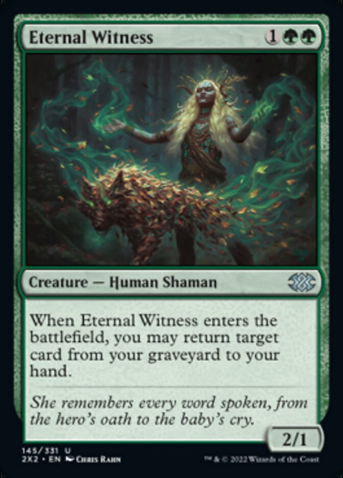 Eternal Witness [Double Masters 2022] | Deep Dive Games St. Marys
