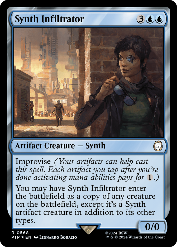 Synth Infiltrator (Surge Foil) [Fallout] | Deep Dive Games St. Marys