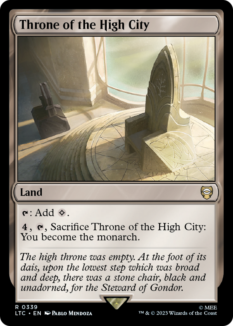 Throne of the High City [The Lord of the Rings: Tales of Middle-Earth Commander] | Deep Dive Games St. Marys
