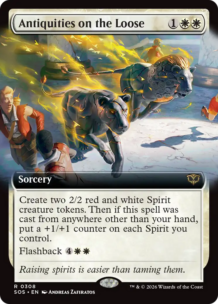 Antiquities on the Loose (Extended Art) [Secrets of Strixhaven] | Deep Dive Games St. Marys
