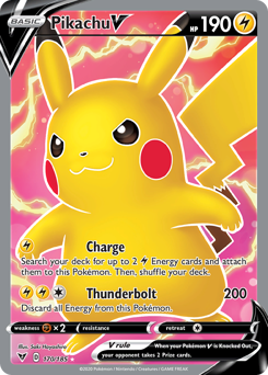 Pikachu V (170/185) [Sword & Shield: Vivid Voltage] | Deep Dive Games St. Marys