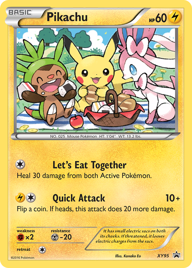 Pikachu (XY95) [XY: Black Star Promos] | Deep Dive Games St. Marys