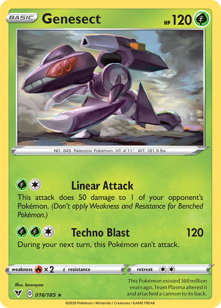 Genesect (016/185) [Sword & Shield: Vivid Voltage] | Deep Dive Games St. Marys