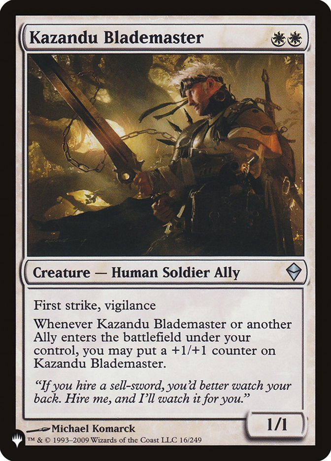 Kazandu Blademaster [The List] | Deep Dive Games St. Marys