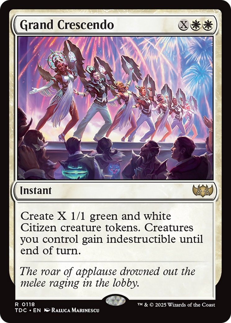 Grand Crescendo [Tarkir: Dragonstorm Commander] | Deep Dive Games St. Marys