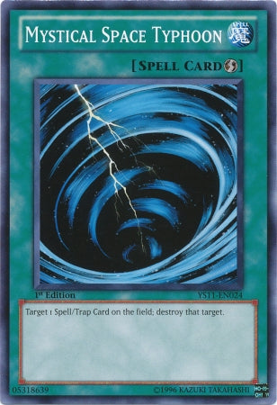 Mystical Space Typhoon [YS11-EN024] Common | Deep Dive Games St. Marys