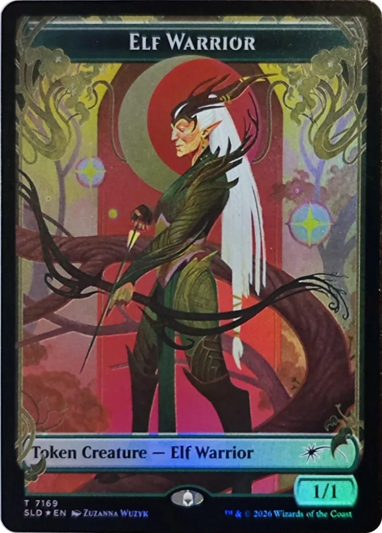 Elf Warrior Token (7169) [Secret Lair Drop Series] | Deep Dive Games St. Marys