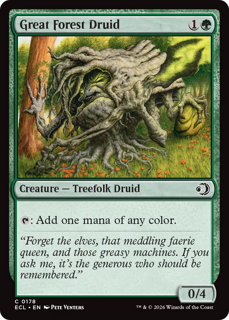 Great Forest Druid [Lorwyn Eclipsed] | Deep Dive Games St. Marys