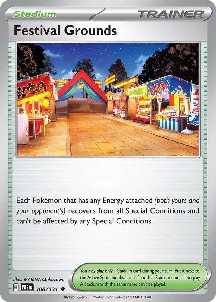 Festival Grounds (108/131) [Scarlet & Violet: Prismatic Evolutions] | Deep Dive Games St. Marys