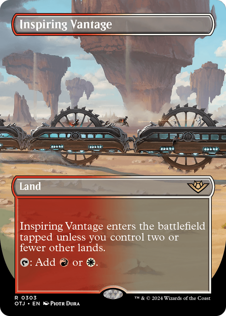 Inspiring Vantage (Borderless) [Outlaws of Thunder Junction] | Deep Dive Games St. Marys