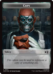 Copy (017) // Wall (019) Double-Sided Token (Surge Foil) [Marvel Super Heroes Commander Tokens] | Deep Dive Games St. Marys